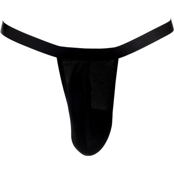 Amorable zwarte mannen string, one size