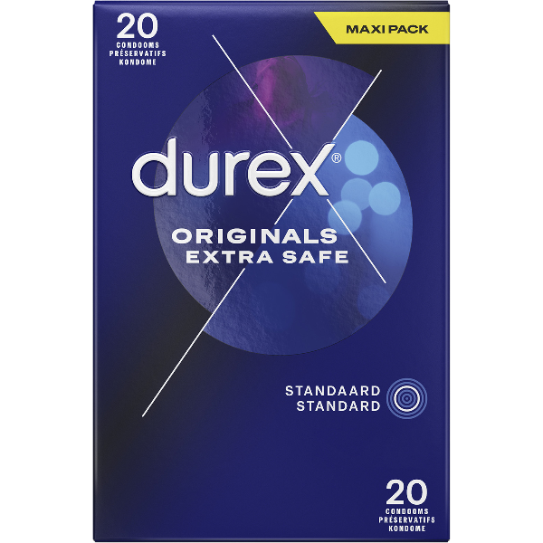 Durex Extra Safe Condooms 20 stuks – Extra Veiligheid Dikker Latex