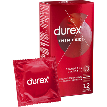 Durex Thin Feel Condooms 12 stuks – Dunner voor Meer Gevoel