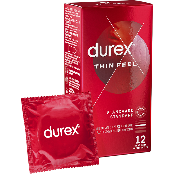 Durex Thin Feel Condooms 12 stuks – Dunner voor Meer Gevoel