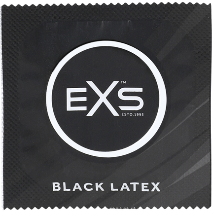 EXS Black Latex Condooms Zwart Latex – 12 stuks