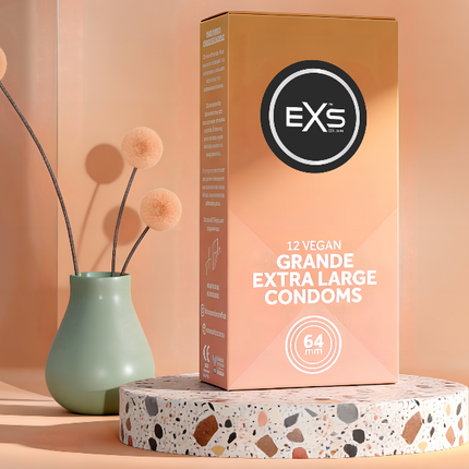EXS Grande Condooms 64mm XXL Extra Groot – 12 stuks