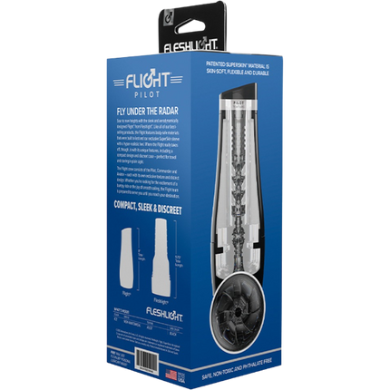 Fleshlight Flight Pilot Transparante Masturbator – Anusopening 20cm