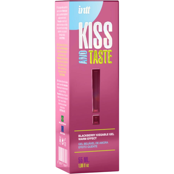 INTT Kissable Gel Warm Effect Bosbes – Opwarmend Oraal Glijmiddel