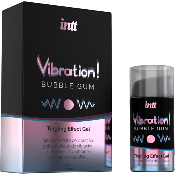 INTT Vibration Bubble Gum Liquid Vibrator – Tintelend Stimulerend Gel