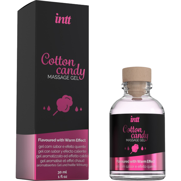INTT Massage Gel Cotton Candy – kusbaar Opwarmend Massage Gel