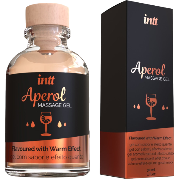 INTT Massage Gel Aperol – kusbaar Opwarmend Massage Gel Aperol Smaak