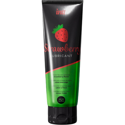 INTT Strawberry Glijmiddel Aardbei Waterbasis – kusbaar Glijmiddel