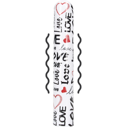 Klassieke vibrator met kleurrijk design