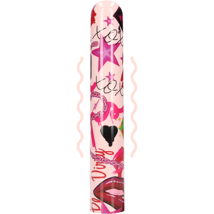Klassieke vibrator met kleurrijk design