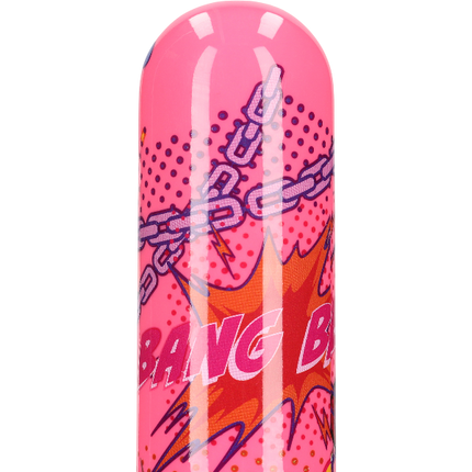 Klassieke vibrator met commic design
