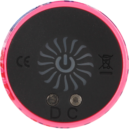 Klassieke vibrator met commic design