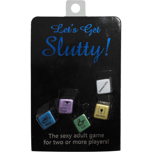 Kheper Games Let's Get Slutty! Metallic Voorspeldobbelsteen Set – Erotisch