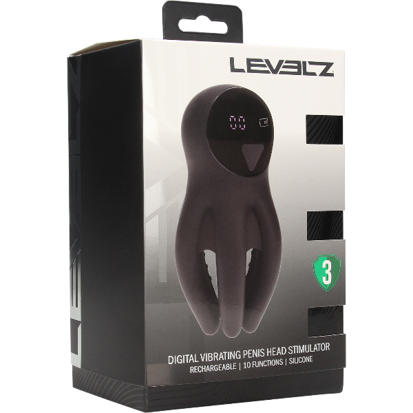 Levelz Digitaal Vibrerende Glans Stimulator met Tentakels – Mannen