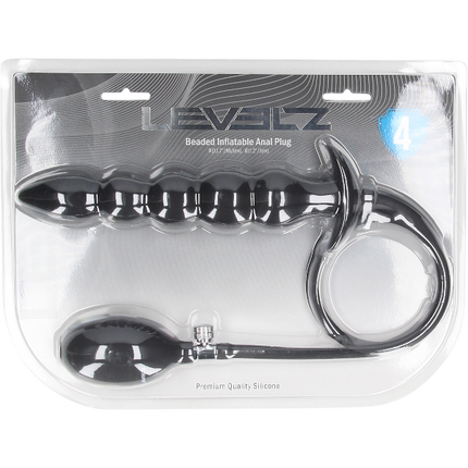 Levelz Opblaasbare Anale Plug Gekrald – Instelbare Anale Plug