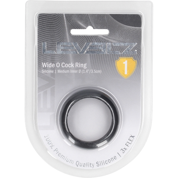 Levelz Wide O Silicone Cockring 35mm – Brede Penisring