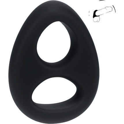 Levelz Double Liquid Silicone Cock and Ball Ring – Dubbele Ring