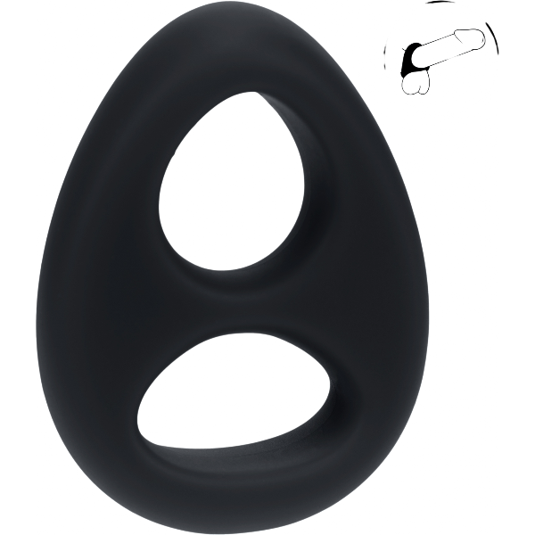 Levelz Double Liquid Silicone Cock and Ball Ring – Dubbele Ring