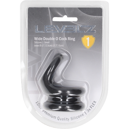 Levelz Wide Double O Silicone Cockring Small – Dubbele Ring