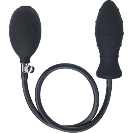 Levelz Opblaasbare Anale Plug Geribbeld – Instelbare Anale Plug