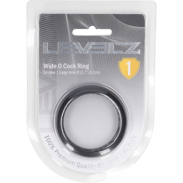Levelz Wide O Silicone Cockring 42mm – Brede Penisring