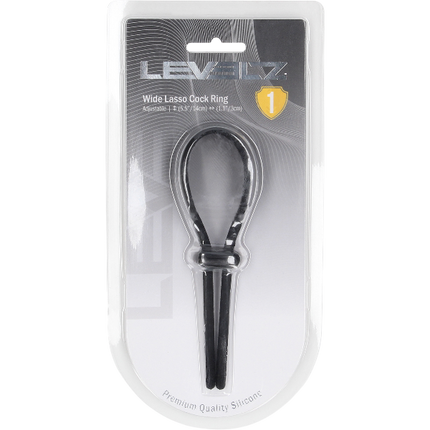 Levelz Wide Adjustable Silicone Lasso Cockring 5mm