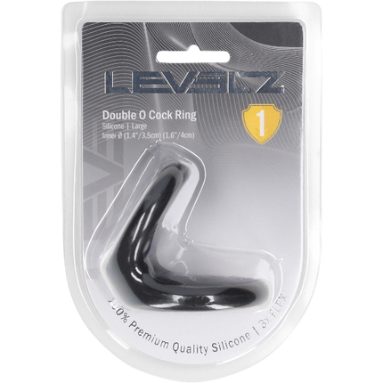 Levelz Double O Silicone Cockring Large – Dubbele Ring