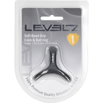 Levelz Soft Bead Grip Silicone Cock and Ball Ring – Kraaltjes Grip