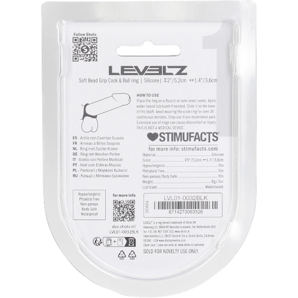 Levelz Soft Bead Grip Silicone Cock and Ball Ring – Kraaltjes Grip