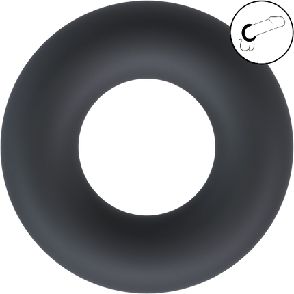 Levelz Liquid Silicone Cockring – Ultra Flexibele Penisring Zwart