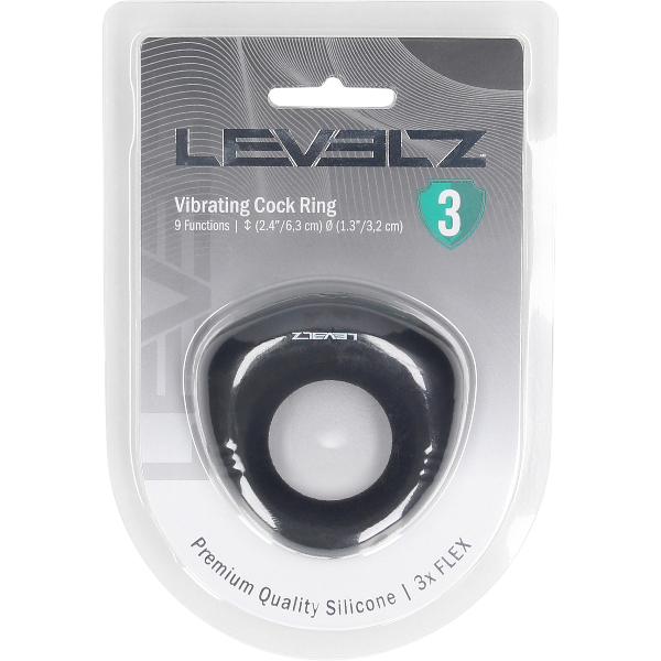 Levelz Vibrerende Liquid Silicone CockringSealed – Oplaadbaar