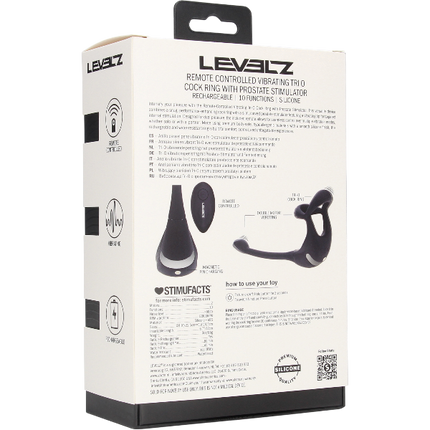 Levelz Vibrerende Cockring met Prostaatstimulator Afstandsbediening