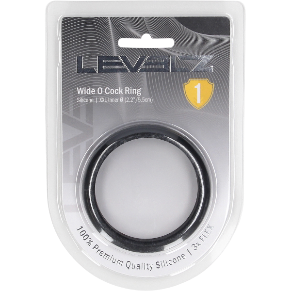 Levelz Wide O Silicone Cockring 55mm – Brede Penisring