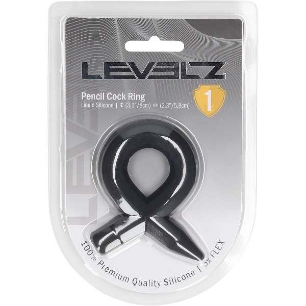 Levelz Pencil Liquid Silicone Cockring – Smal Profiel Penisring