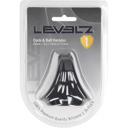 Levelz Silicone Cock and Ball Harness – Volledig Penisharnas