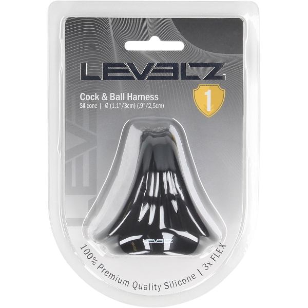 Levelz Silicone Cock and Ball Harness – Volledig Penisharnas