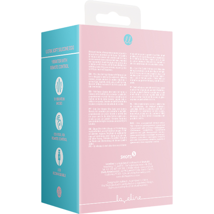 Loveline Ei Vibrator met Afstandsbediening – voor koppels