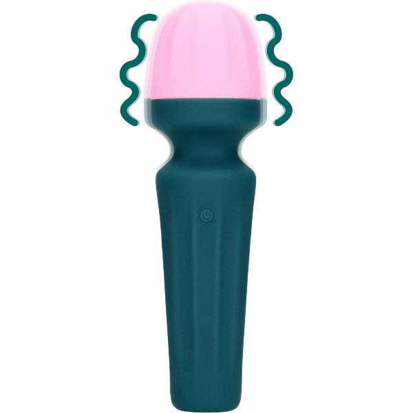 Loveline Mini Wand Vibrator – Krachtige Compacte Wandvibrator blauw