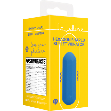 Loveline Bullet Vibrator Zeshoekig – Compact Krachtig Vibrator