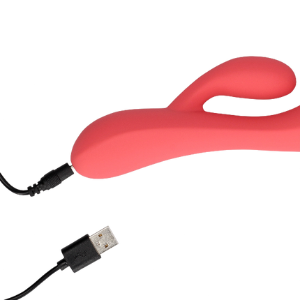Loveline Ultra Soft Silicone Rabbit Vibrator – G-spot en Clitoris