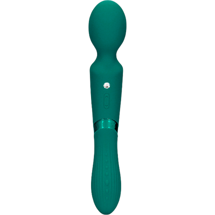 Loveline Double-Sided Vibrating Wand - Green Gable – Siliconen Vibrator USB