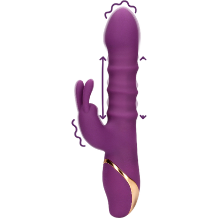Loveline 3 Up-and-Down Bewegende Ringen Vibrator – Schacht Stimulatie