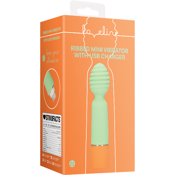 Loveline Ribbed Mini Vibrator USB – Geribbeld Compact Vibrator