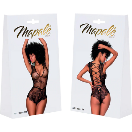 Mapalé Romper Babydoll Zwart – Premium Lingerie