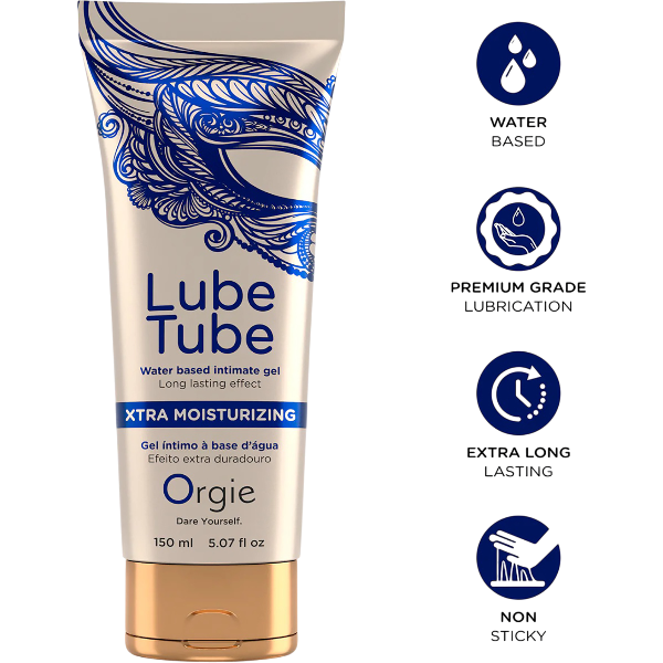 Orgie Lube Tube Xtra Lubrication Waterbasis 150ml – Extra Glijplezier