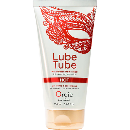 Orgie Lube Tube Hot Waterbasis Glijmiddel 150ml – Opwarmend Effect