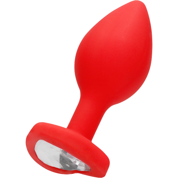 OUCH! Diamond Heart Butt Plug Regular –  Buttplug Anaal Red