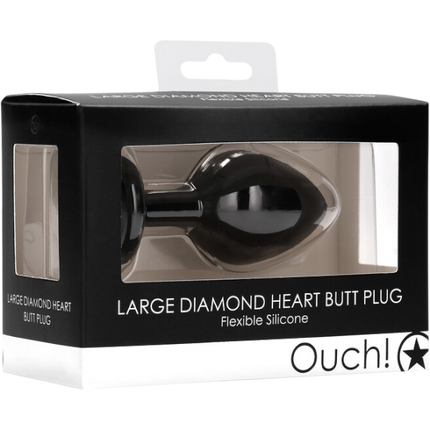OUCH! Diamond Heart Butt Plug Large – Buttplug Anaal