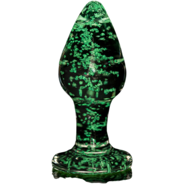 OUCH! Glazen Butt Plug Small Glow in the Dark – Borosilicaat Anaal
