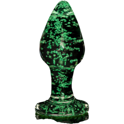 OUCH! Glazen Butt Plug Medium Glow in the Dark – Borosilicaat Anaal
